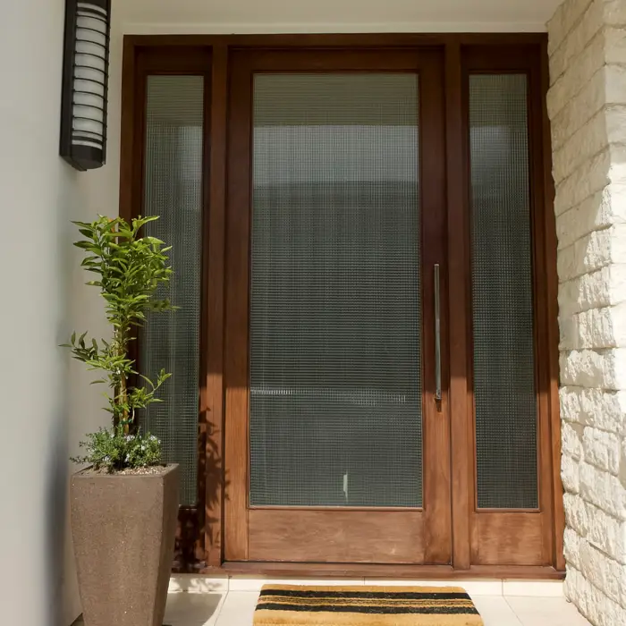 Porta pivotante pvc externa preço
