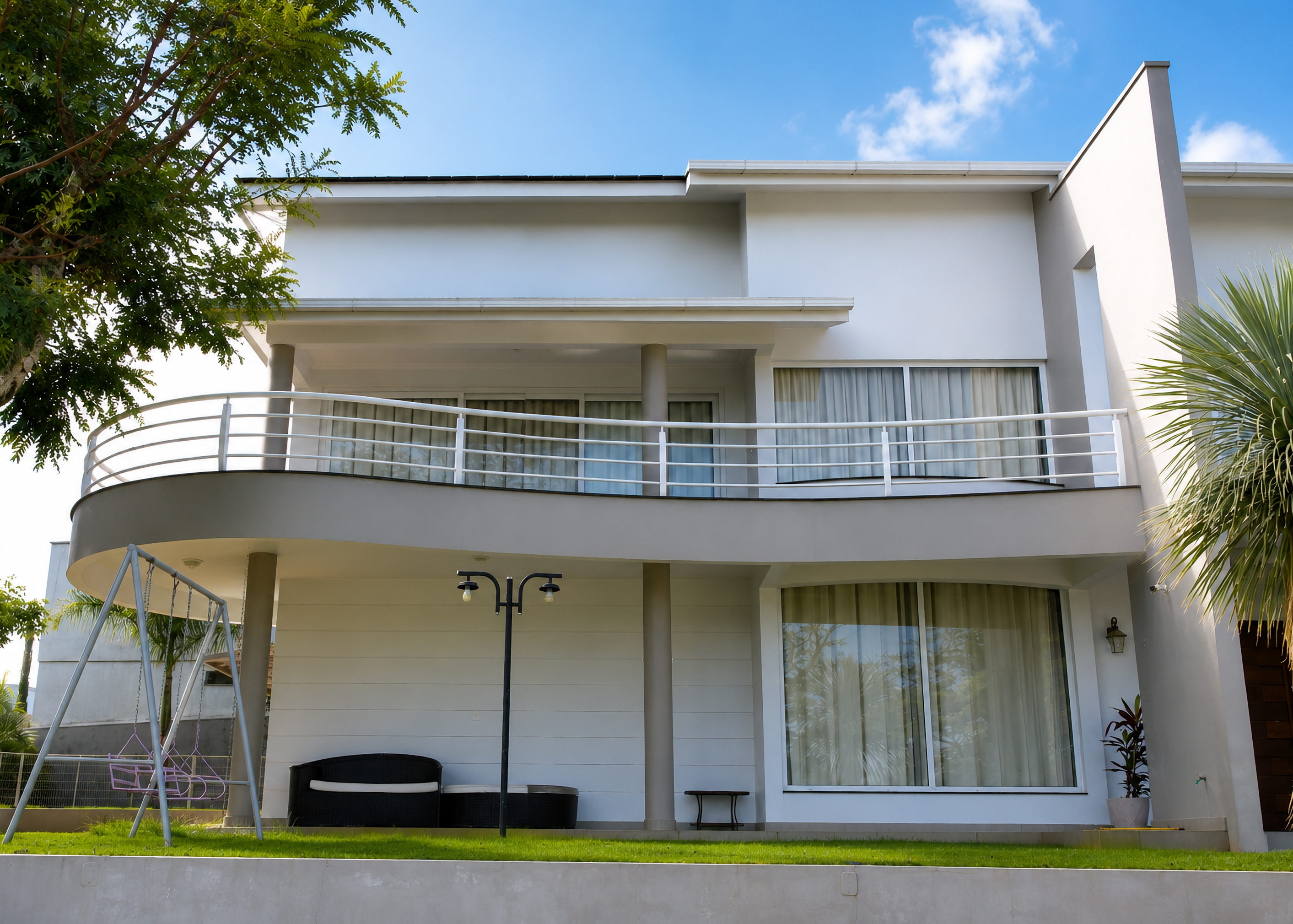 Projeto residencial em Iporã do Oeste com esquadrias de PVC