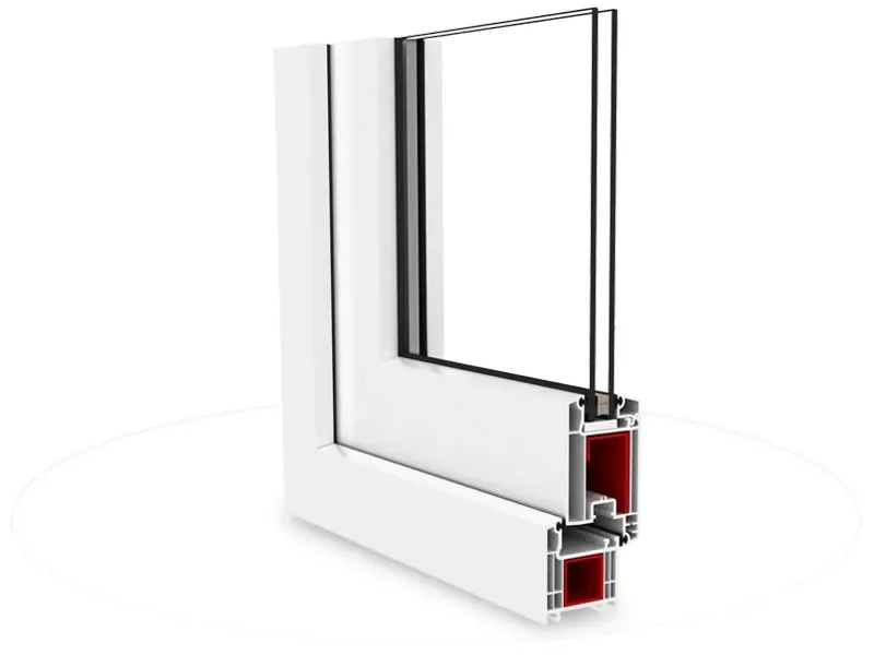 Portas deslizantes em PVC